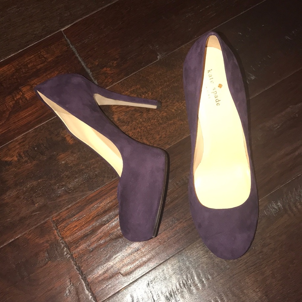 Gently Loved Royal Purple Kate Spade Platforms